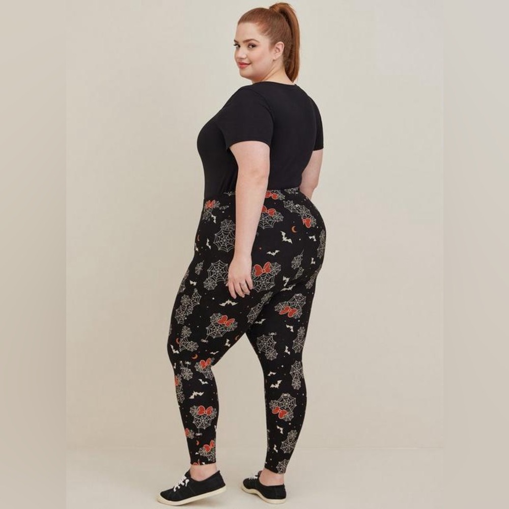 NEW (no tags) Torrid Disney Mickey Mouse Treats Black Legging 1X (14-16) - Picture 5 of 8